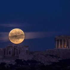 athens full moon acropolis - Hotel Attalos Athens