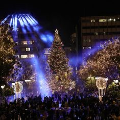 Christmas Tree in Syntagma square